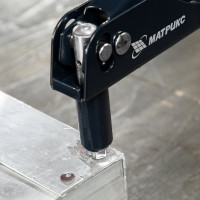 Заклепки RAL 8017 (4.0х10 мм; темно-коричневый) 50 шт. MATRIX 40680