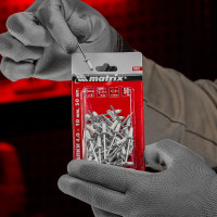 Заклепки RAL 9003 (4.0х10 мм; сигнально-белый) 50 шт. MATRIX 40682