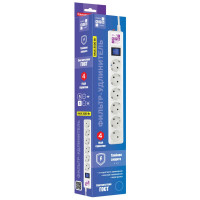 Фильтр-удлинитель Power Cube белый 16А / 3.5кВт SPG(5+1)-16B-3М
