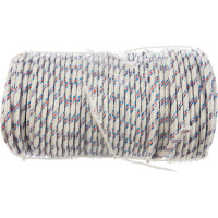 Плетёный полипропиленовый 16-прядный фал с полипропиленовым сердечником, диаметр 8мм, бухта 100м, 520кгс СИБИН 50215-08