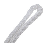 Вязаный полипропиленовый шнур с сердечником, белый, длина 20м, диаметр 3мм СИБИН 50253