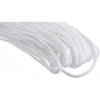 Вязаный полипропиленовый шнур с сердечником, белый, длина 20м, диаметр 6мм СИБИН 50256