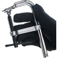 F-образная кованая струбцина 80х120мм КОБАЛЬТ 244-636