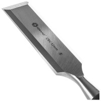 Плоская стамеска 32х140мм, CR-V, двухкомпонентная рукоятка КОБАЛЬТ 245-633