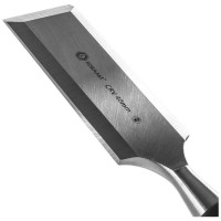 Плоская стамеска 40х140мм, CR-V, двухкомпонентная рукоятка КОБАЛЬТ 245-640