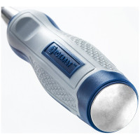 Набор плоских стамесок: 6, 12, 18, 24мм, длина 140мм, CR-V, двухкомпонентные рукоятки, точильный камень, 4шт, кейс КОБАЛЬТ 245-695