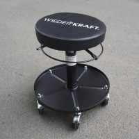 Ремонтный круглый табурет WIEDERKRAFT сиденье рабочее WDK-86020