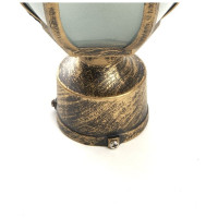 Садово-парковый светильник, шестигранный на столб 60W 230V E27, черное золото Feron PL4045 11425