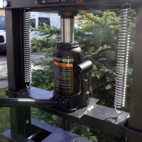 Напольный гидравлический пресс WIEDERKRAFT 12 т WDK-80112