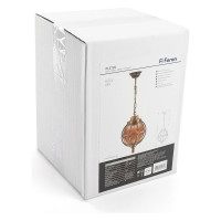 Садово-парковый светильник FERON PL3705 круглый на цепочке 60W 230V E27, черное золото 11369