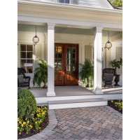 Садово-парковый светильник FERON PL3805 круглый на цепочке 60W 230V E27, черное золото 11370