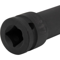 Головка торцевая ударная удлиненная 6-гранная, тип N19KLD-17 (17 мм; 1/2'') NORGAU 064047017