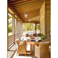 Садово-парковый светильник FERON 6205/PL6205 шестигранный на цепочке 100W E27 230V черное золото 11143