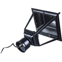 Садово-парковый светильник, четырехгранный на столб 100W E27 230V, черный Feron 4203 11028