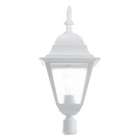 Садово-парковый светильник FERON столб 100W E27 230V, белый 4210 11033