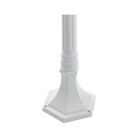 Садово-парковый светильник FERON столб 100W E27 230V, белый 4210 11033