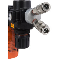 Разветвитель пневматический V-образный (1/4"; рапид EURO) WIEDERKRAFT WDK-82MV