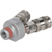 Разветвитель пневматический V-образный (1/4"; рапид EURO) WIEDERKRAFT WDK-82MV