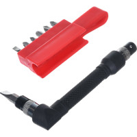 Г-образный комплект бит с отверткой FORCE 1/4 8 предметов 2081A