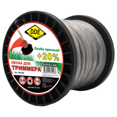 Корд триммерный Hard line (2.0 мм; 120 м; круг) DDE 645-068