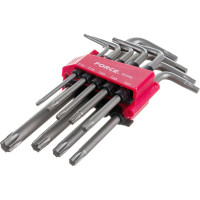 Набор Г-образных удлиненных ключей FORCE Т10-Т50 9 предметов 5098L