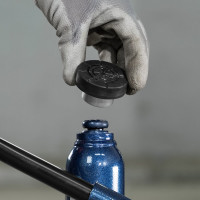 Адаптер для бутылочных домкратов с резиновой накладкой, диаметр штока 32мм MATRIX 50909