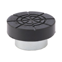 Адаптер для бутылочных домкратов с резиновой накладкой, диаметр штока 32мм MATRIX 50909