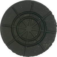 Адаптер для бутылочных домкратов с резиновой накладкой, диаметр штока 32мм MATRIX 50909