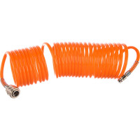 Шланг спиральный PE (7.5 м; полиэтилен) Кратон 3 01 04 015