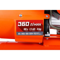 Компрессор с прямой передачей Кратон AC-360-100-DDV 3 01 01 037