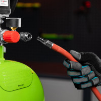 Шланг пневматический резиновый (10x16 мм; 10 м; 24 бар; армированный; быстросъем) STELS 57021