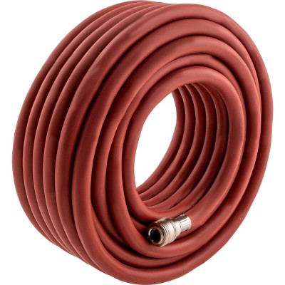 Шланг пневматический резиновый (10x16мм; 20 м; 24 бар) STELS армированный, быстросъем 57023