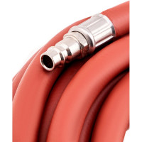 Шланг пневматический резиновый (10x16мм; 20 м; 24 бар) STELS армированный, быстросъем 57023