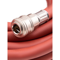 Шланг пневматический резиновый (10x16мм; 20 м; 24 бар) STELS армированный, быстросъем 57023