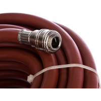 Шланг пневматический резиновый (10x16мм; 20 м; 24 бар) STELS армированный, быстросъем 57023