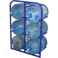 Стеллаж для бутылей с водой RUSKLAD 640х960х380 мм СВД 6