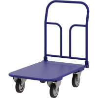 Платформенная тележка со складной ручкой RUSKLAD ТПСР 2 М П, система складывания ручки - педаль, 600x900 мм, d125 мм ТПСР 2 М П 125