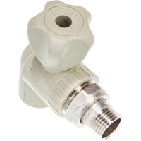 Угловой кран для радиаторов, сварка-Н 20x1/2 с разъёмным соединением FV-Plast A315020000