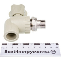 Угловой кран для радиаторов, сварка-Н 20x1/2 с разъёмным соединением FV-Plast A315020000