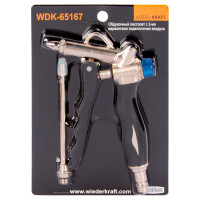 Обдувочный пистолет WIEDERKRAFT  с соплом 120 мм WDK-65167