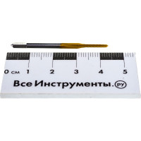 Метчик M2x0,4 HSS M2 TiN прямой компл. ПрофОснастка №131 арт. 50311001