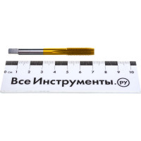 Метчик M8x1,25 HSS M2 TiN прямой компл. ПрофОснастка №150 арт. 50311020