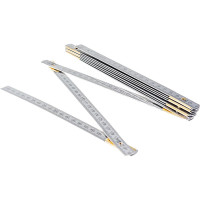 Метр складной 2 м алюминий КАЛИБРОН 116534