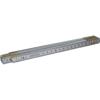 Метр складной 2 м алюминий КАЛИБРОН 116534