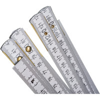 Метр складной 2 м алюминий КАЛИБРОН 116534