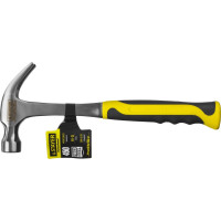 Цельнометаллический молоток-гвоздодер с двухкомпонентной рукояткой 450г Stayer PROFESSIONAL 2025-450