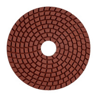 Диск алмазный гибкий шлифовальный (100 мм; 400 mesh) для работы с подачей воды MESSER DIY 04.100.400