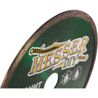 Диск алмазный сплошной по граниту, мрамору (180х22.2 мм) MESSER DIY 03.180.067