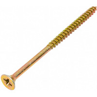 Универсальный саморез Tech-Krep 100х6,0 мм 50 шт желтый, коробка с окном 102275