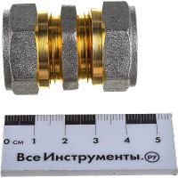 Соединитель патрубок 20х20 ц/ц Rvc RC 00638